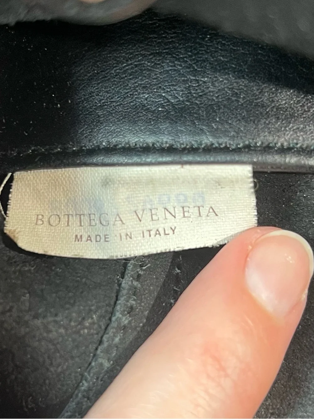BOTEGGA VENETA Intreccio Mirage Tote Bag Shoulder Leather Black EXCELLENT